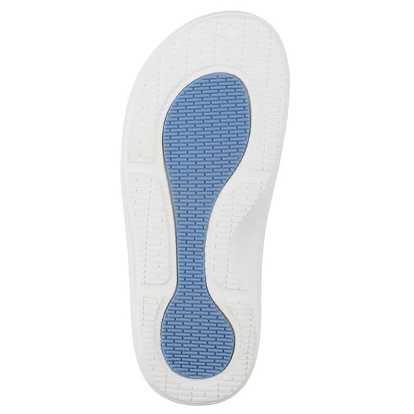Womens White Mountain Rip Sport Flip Flops - Oceanblue