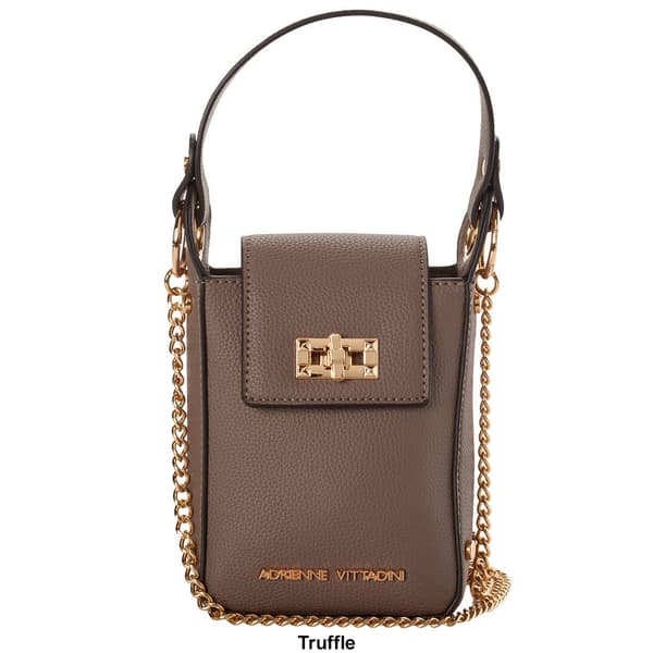 Adrienne Vittadini North/South Solid Crossbody with Chain - image 