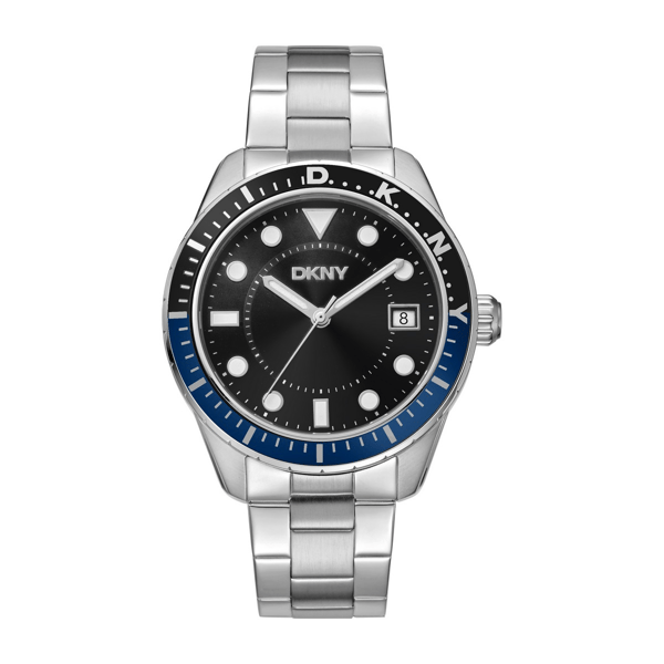 Mens DKNY Crosby Sport Black Dial Bracelet Watch - DK1G050M0055 - image 