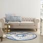 Nourison Aloha Floral Contemporary Indoor/Outdoor Round Rug - image 8