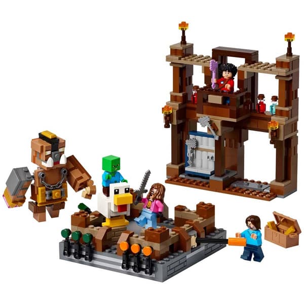 LEGO&#174; Minecraft Woodland Mansion Fighting Ring Building Kit