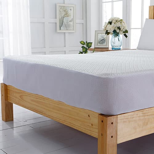 Fresh Ideas Cooling Mattress Cover - White