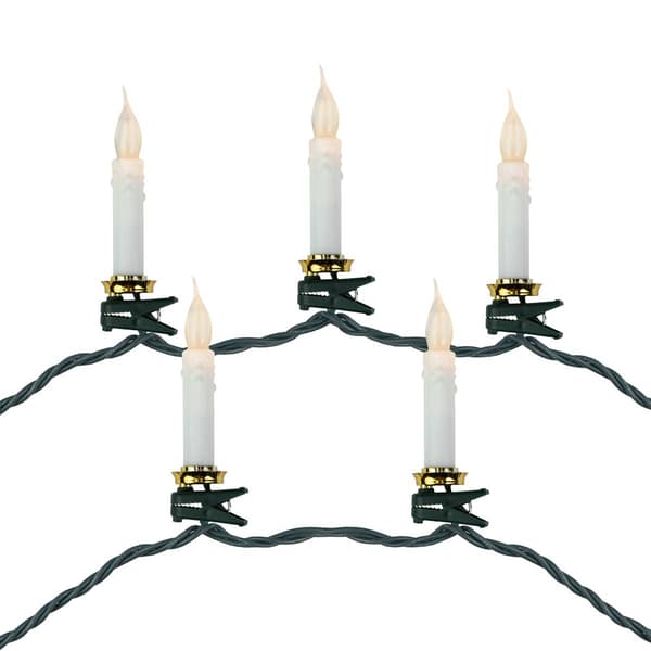 Northlight Seasonal 10ct. LED Clip-On Candle Christmas Lights