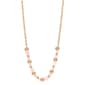 Design Collection Gold & Rose Beaded Necklace - image 1