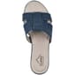 Womens Cliffs by White Mountain Candyce Wedge Sandals - Denim - image 3