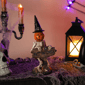 Northlight Jack-O''-Lantern Skeleton with Happy Halloween Sign - image 1