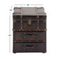 9th & Pike&#174; Dark Wood Steamer Trunk - image 4