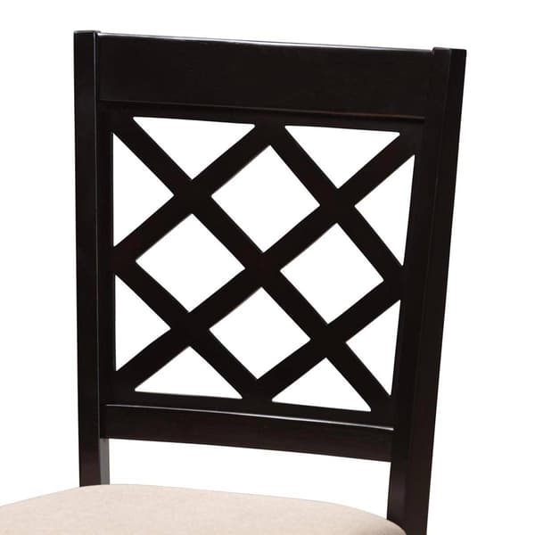 Baxton Studio Savina Modern Dark Brown Wood 5pc. Dining Set