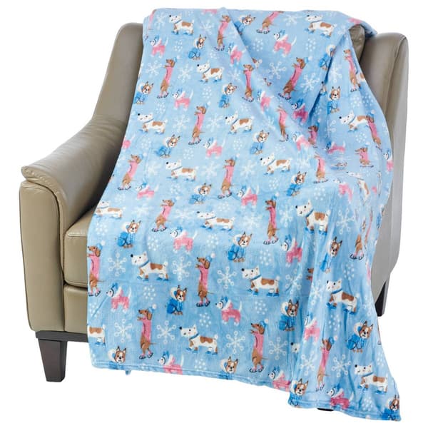 Ashley Cooper™ Paws On Ice Plush Throw