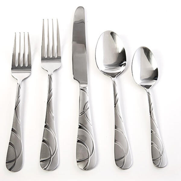 Pfaltzgraff(R) 20pc. Garland Frost Silverware Set - image 