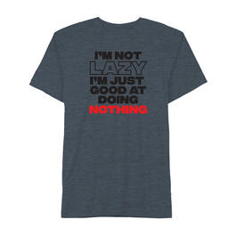 Young Mens Not Lazy Graphic Tee
