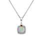 Le Vian&#40;R&#41; Argent&Or&#40;tm&#41; Neopolitan Opal&#40;tm&#41; Silver & 14kt. Pendant - image 1