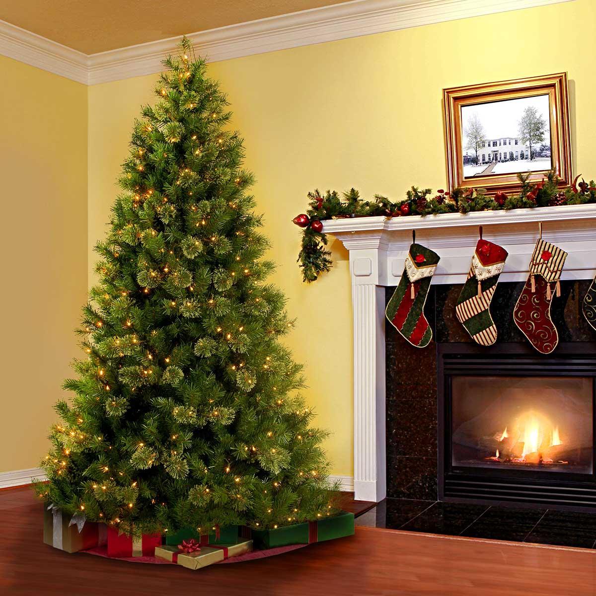 National Tree Pre-Lit  7.5ft. Hamilton Cashmere Christmas Tree