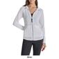 Womens DKNY Sport Full Zip Mini Slub Waffle Hoodie - image 5