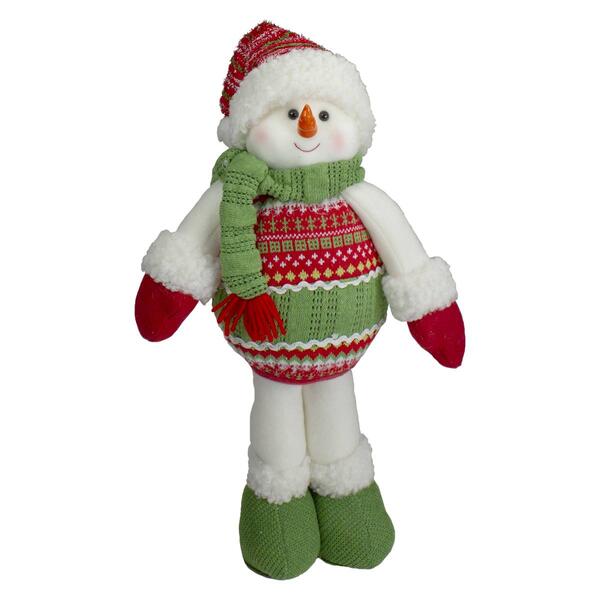 Northlight Seasonal 17.5in. Plush Snowman Christmas Figure - image 
