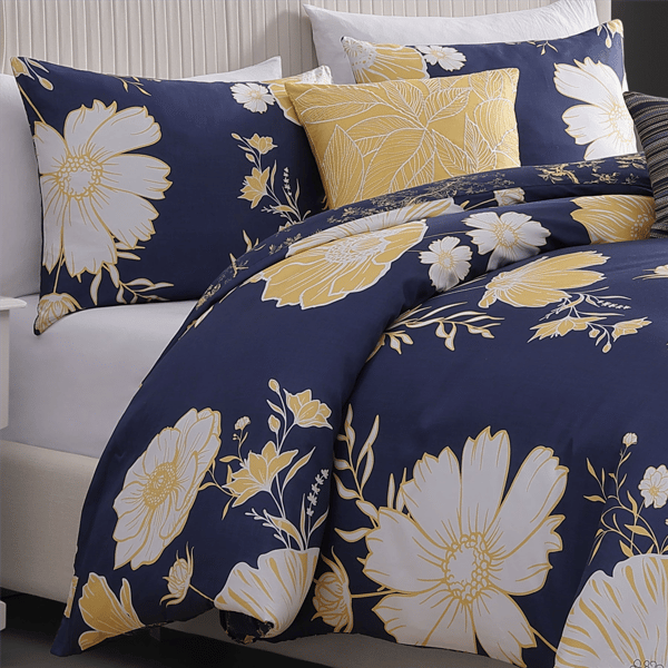 Bebejan® Sunglow Sateen 5pc. Reversible Comforter Set