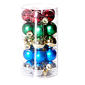 Multi-Color Glass Ball Ornaments - 25pc. - image 1