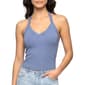 Juniors Madden Girl V Neck Tie Back Halter Top - image 1