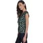 Womens Tommy Hilfiger Ruffle Cap Sleeve Floral Vine Blouse - image 3