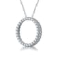 Nova Star&#174; Sterling Silver 1/4ctw. Lab Grown Diamond Pendant - image 2