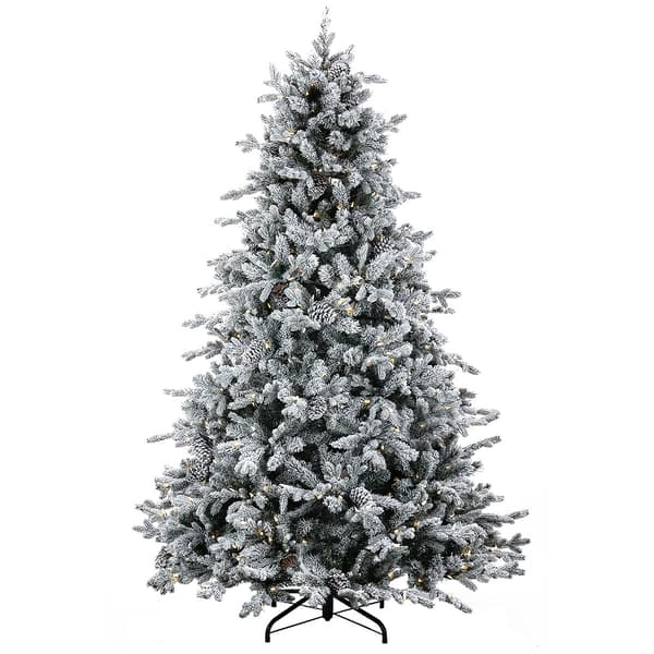 National Tree 7.5 ft Snowy Dorchester Christmas Tree - image 