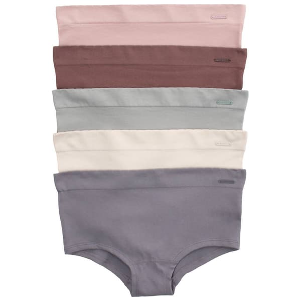 Womens Danskin 5Pk Seamless Full Hipster with Baby Rib