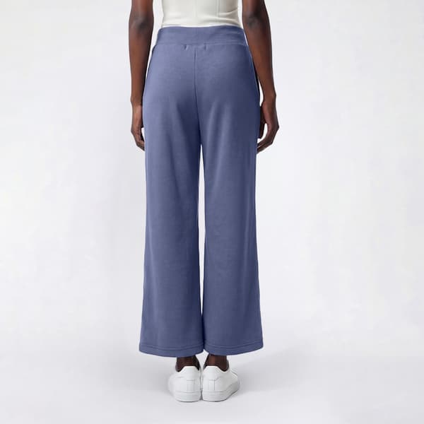 Womens Mountain Ridge Solid Wide Leg Crop Sweatpants