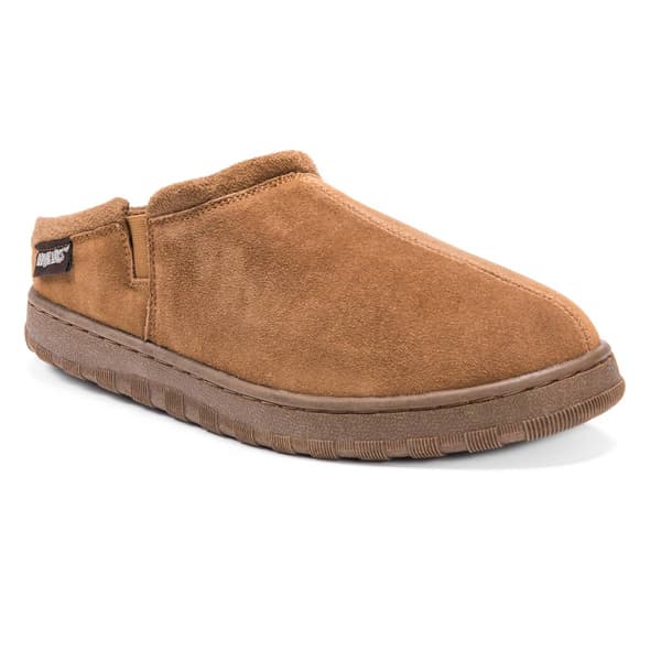 Mens MUK LUKS(R) Berber Suede Clog Slippers - image 