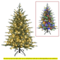 Puleo International 4.5ft. Pre-Lit Linden Fir Christmas Tree - image 6