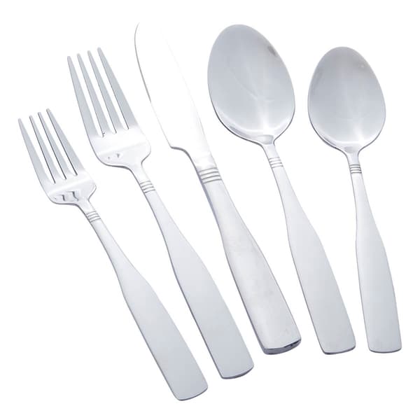 Farberware&#40;R&#41; 20pc. Francesca Stainless Steel Flatware Set - image 
