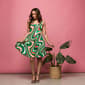 Womens 24/7 Comfort Apparel Green Knee Length Tank Swing Dress - image 4