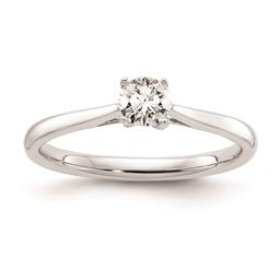 Pure Fire 14kt. White Gold 1/4ctw. Lab Grown Diamond Ring