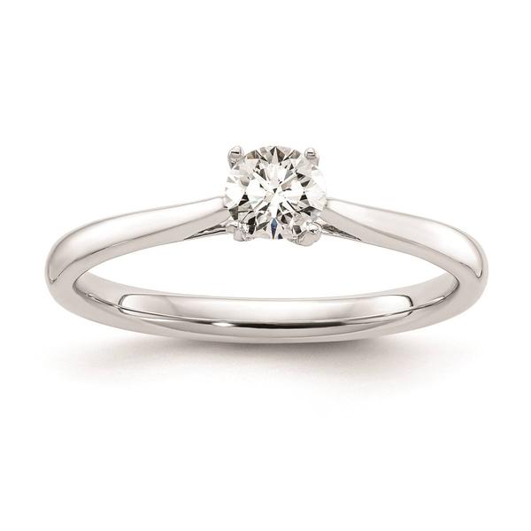 Pure Fire 14kt. White Gold 1/4ctw. Lab Grown Diamond Ring - image 