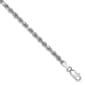 Gold Classics&#40;tm&#41; 3.0mm. White Gold Diamond Cut Rope Bracelet - image 1