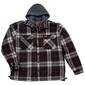 Mens Big & Tall Mountain Ridge Sherpa Lined Jacket - Red/Black - image 1