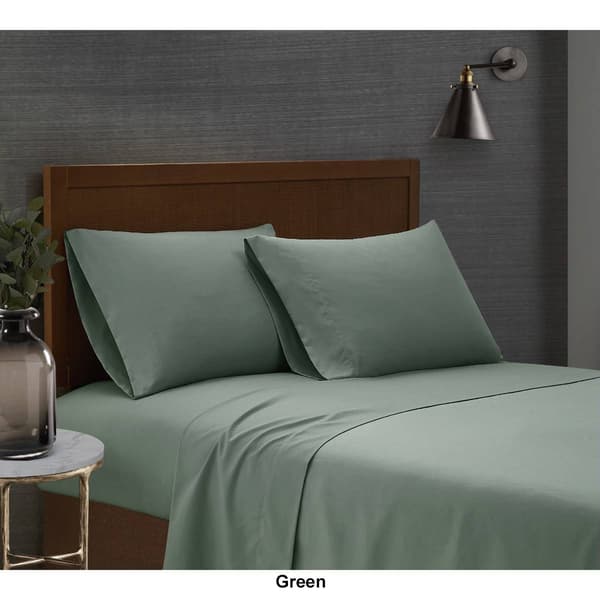 London Fog Garment Wash Solid 180 Thread Count Sheet Set