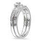 Loveblooms&#8482; 1/10ctw. Round Diamonds Bridal Ring Set - image 2