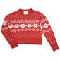 Girls (7-16) No Comment Fair Isle Snowflake Sweater - image 1