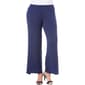 Plus Size 24/7 Comfort Apparel Solid Palazzo Pants - image 1