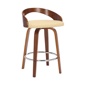 Armen Living Sonia Counter Height Swivel Wood Bar Stool - image 1