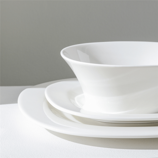 Stone Lain Quadro 12pc. Dinnerware Porcelain Set