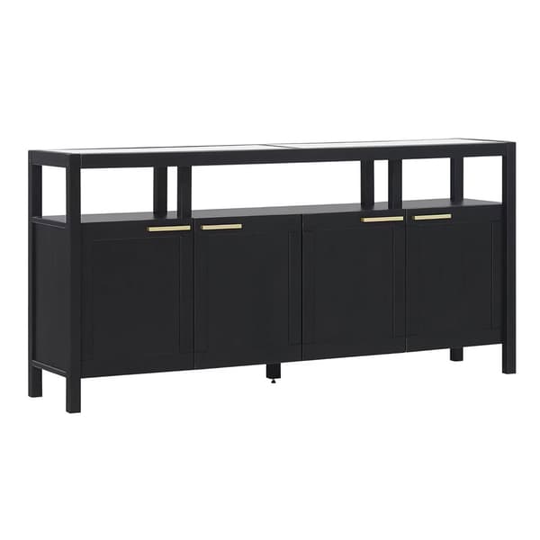 Glass Top 4 Door Console - image 