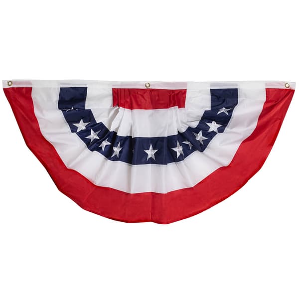 Northlight Large Patriotic Bunting Flag