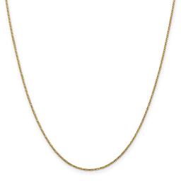 Gold Classics(tm) .95mm. 14kt. Gold Twisted Box Chain Necklace