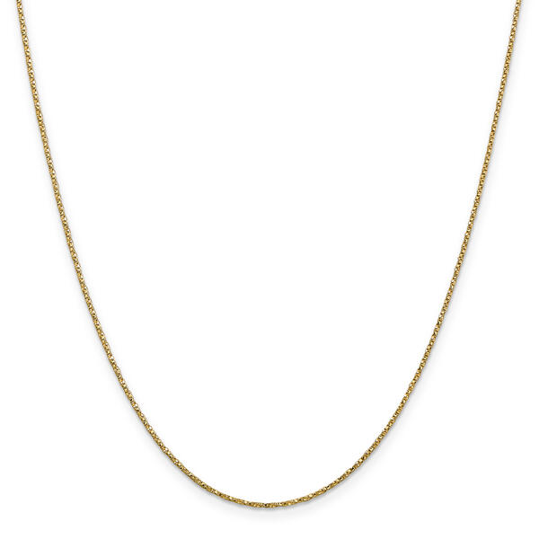 Gold Classics&#40;tm&#41; .95mm. 14kt. Gold Twisted Box Chain Necklace - image 