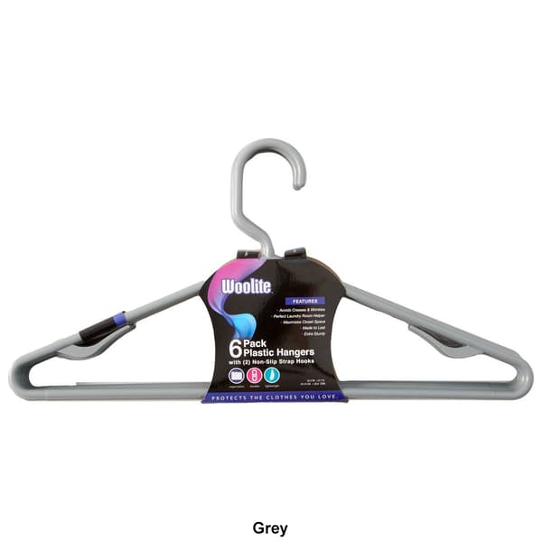 Woolite 6pk. Plastic Hangers