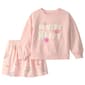 Toddler Girl Carter''s So Very Happy/Floral Ls Skirt Set - image 1