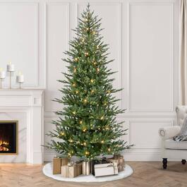 Puleo International 7.5ft. Pre-Lit Alberta Spruce Christmas Tree