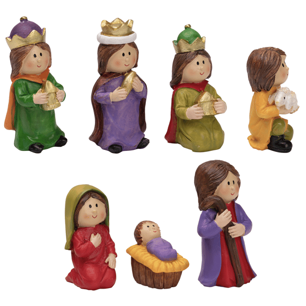 Northlight 7pc. Mini Children''s Nativity Christmas Set