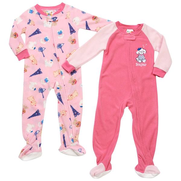Baby Girl (12-24M) Sleep On It(R) 2pc. Dogs in Paris Sleeper Set - image 